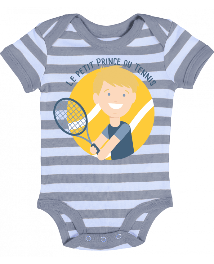 Body Bebé a Rayas Le Petit Prince du Tennis - Le Petit Prince du Tennis