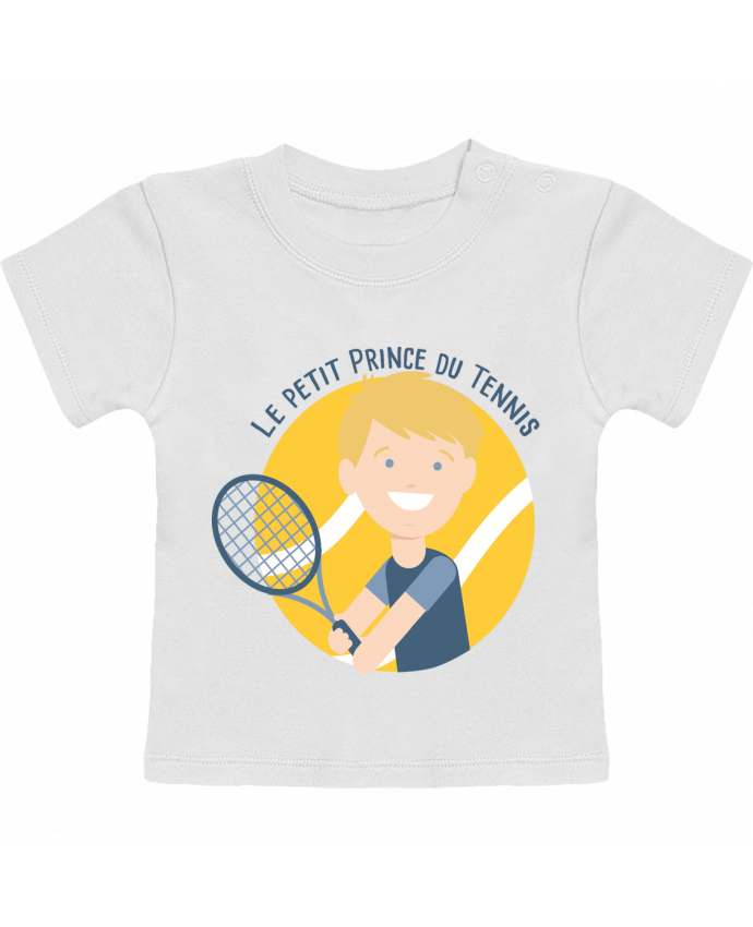 T-Shirt Baby Short Sleeve Le Petit Prince du Tennis manches courtes du designer Le Petit Prince du Tennis