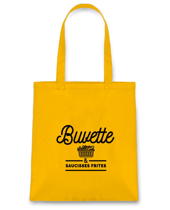 Tote Bag cotton Buvette et Saucisse frites by PDT