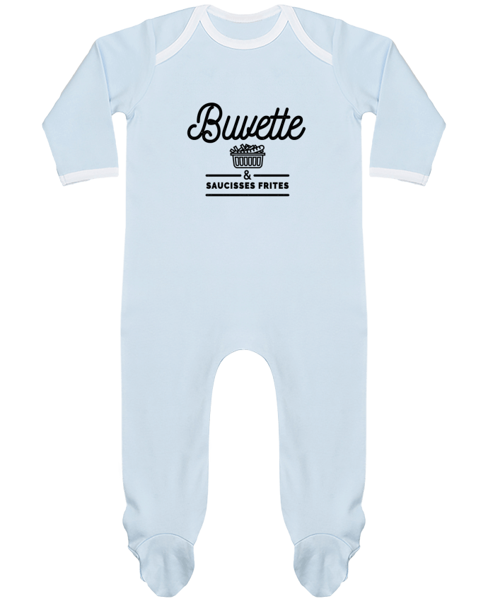 Body Pyjama Bébé Buvette et Saucisse frites par PDT