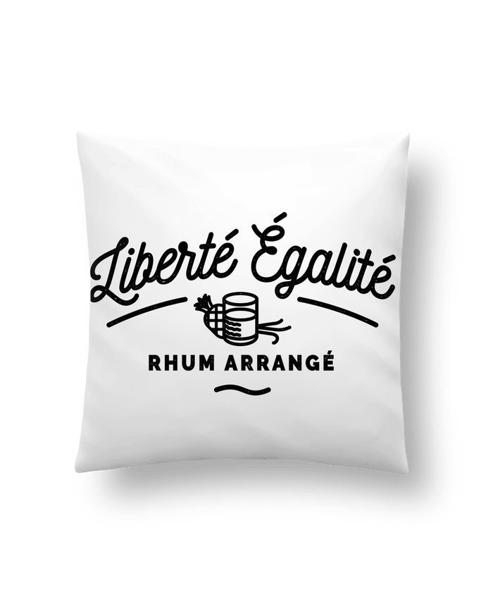 Cushion synthetic soft 45 x 45 cm Liberté égalité Rhum Arrangé by Rustic
