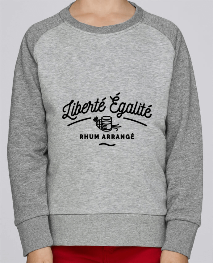 Sweat baseball enfant Liberté égalité Rhum Arrangé par Rustic