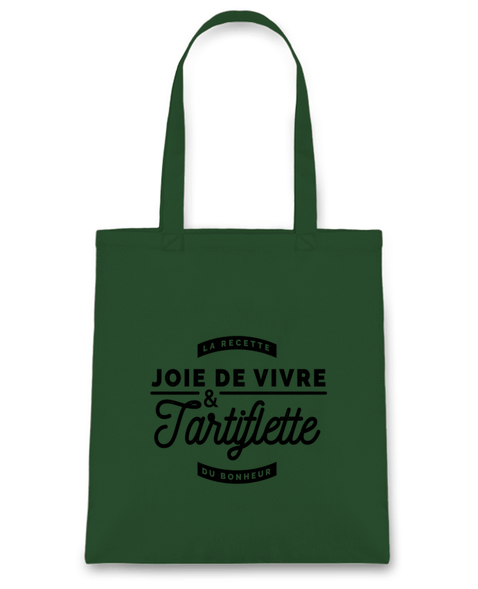 Tote Bag cotton Joie de vivre et Tartiflette by Rustic