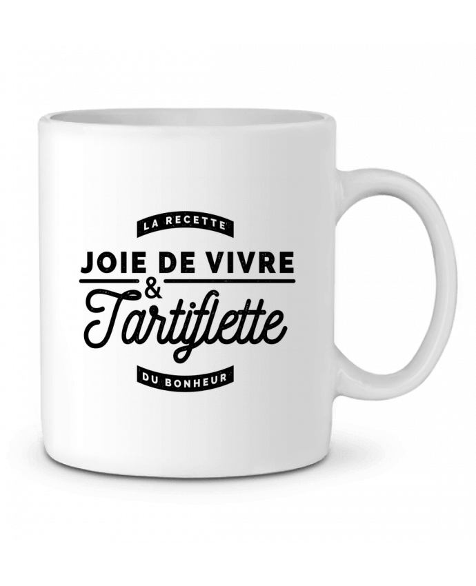 Ceramic Mug Joie de vivre et Tartiflette by Rustic