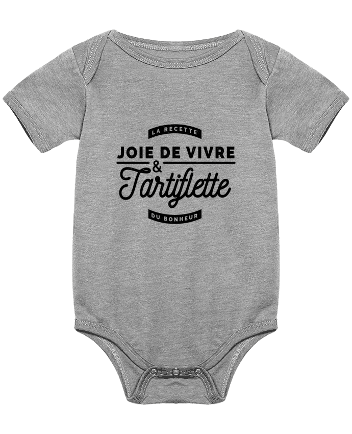 Body bébé Joie de vivre et Tartiflette par Rustic