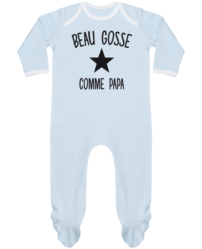 Body Pyjama Bébé Beau gosse comme papa par FRENCHUP-MAYO