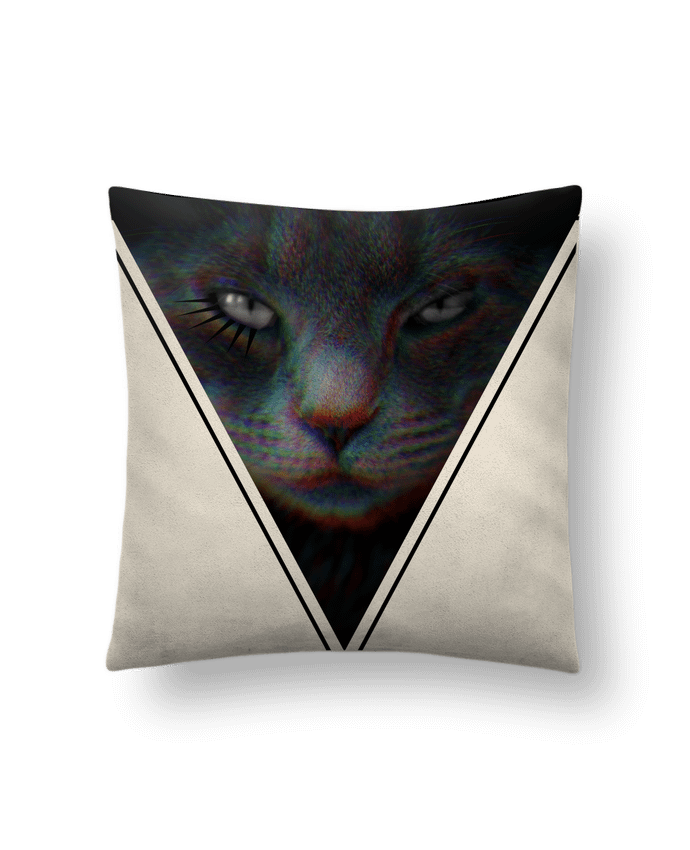 Cushion suede touch 45 x 45 cm DarkCat by ThibaultP
