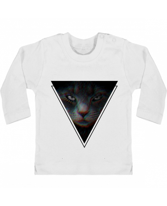 T-shirt bébé DarkCat manches longues du designer ThibaultP