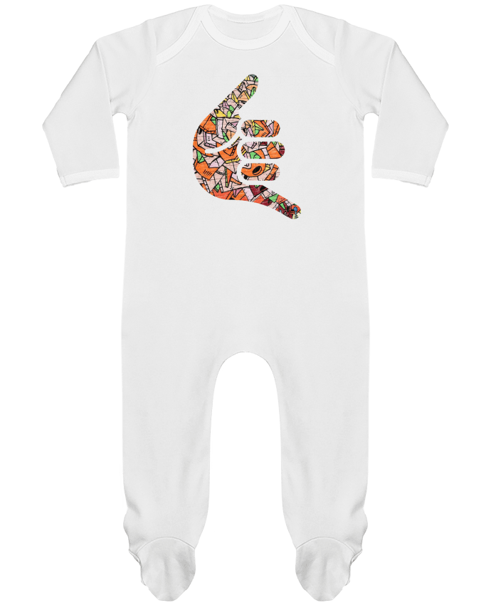 Baby Sleeper long sleeves Contrast Graffiti by ThibaultP