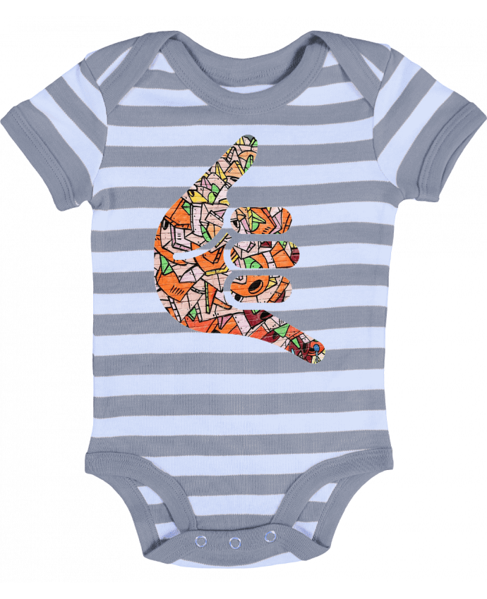 Baby Body striped Graffiti - ThibaultP