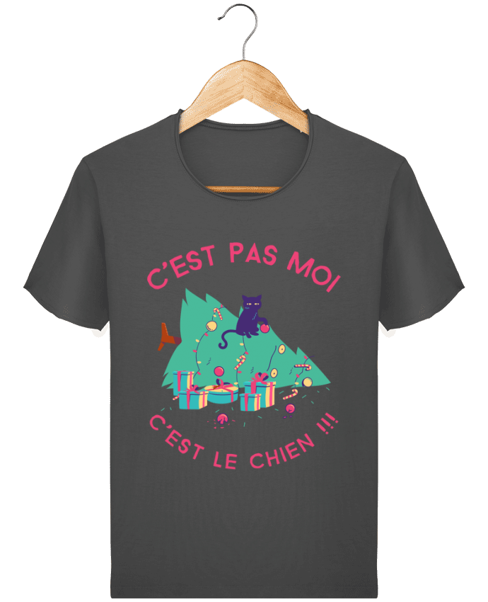  T-shirt Homme vintage Humour de chat par SANDRA-WEB-DESIGN.CH