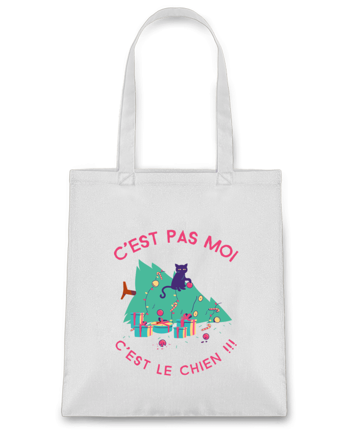 Tote Bag cotton Humour de chat by SANDRA-WEB-DESIGN.CH