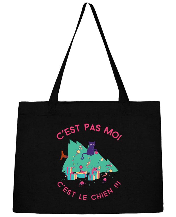 Shopping tote bag Stanley Stella Humour de chat by SANDRA-WEB-DESIGN.CH