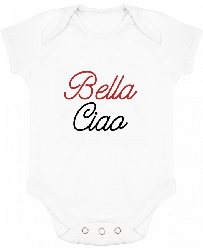 Body bébé manches contrastées Bella Ciao par lecartelfrancais