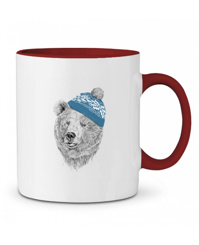 Mug bicolore Hello Winter Balàzs Solti