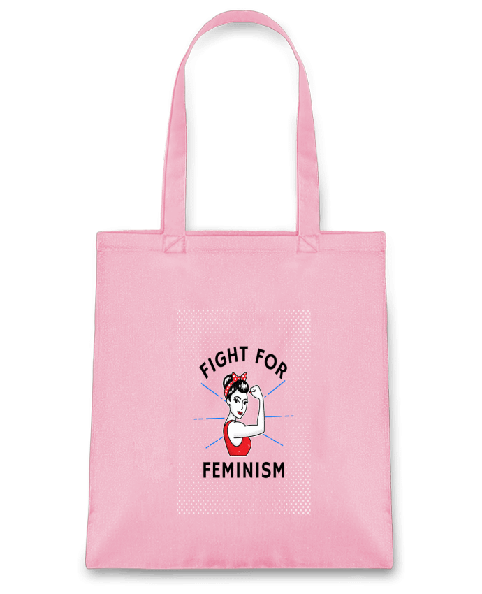 Tote Bag cotton Fight for féminism by Vise Shine your life