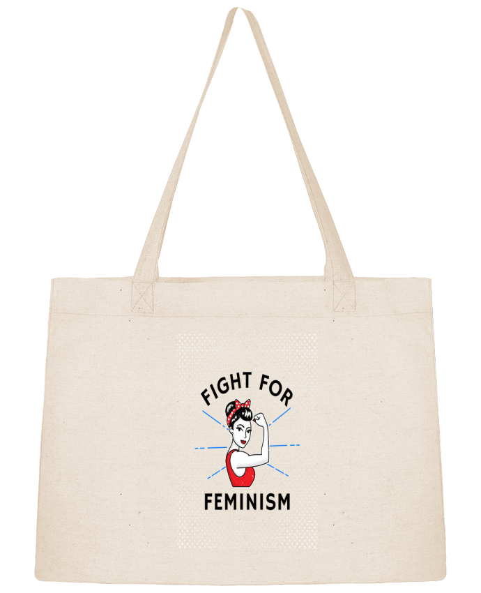 Shopping tote bag Stanley Stella Fight for féminism by Vise Shine your life