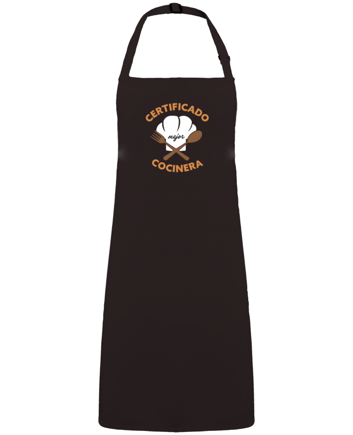 Apron no Pocket Certificado mejor cocinera by  tunetoo