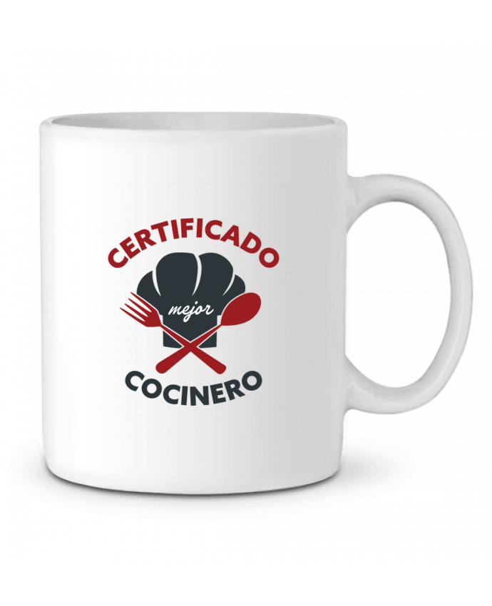 Ceramic Mug Certificado mejor cocinero by tunetoo