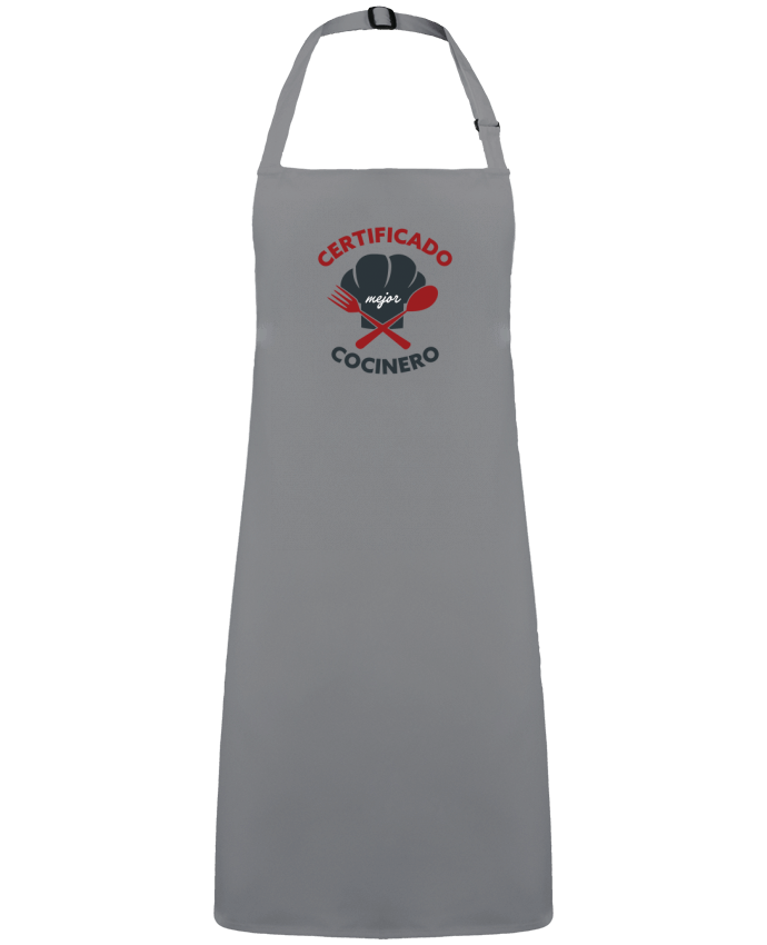 Delantal Sin Bolsillo Certificado mejor cocinero por  tunetoo