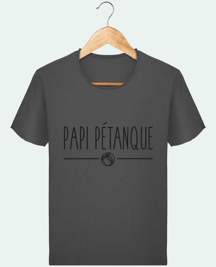  T-shirt Homme vintage Papi pétanque par FRENCHUP-MAYO