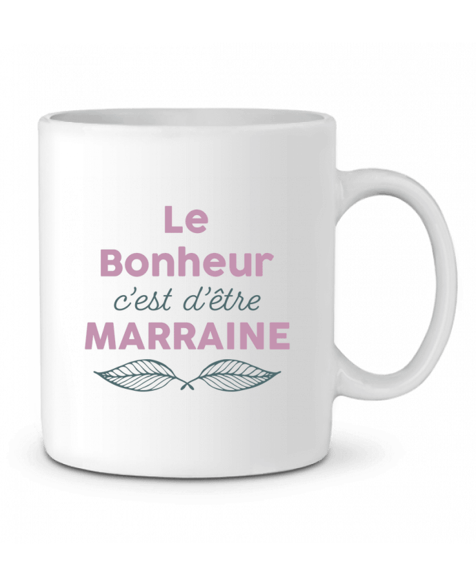 Ceramic Mug Le bonheur c'est d'être marraine by tunetoo
