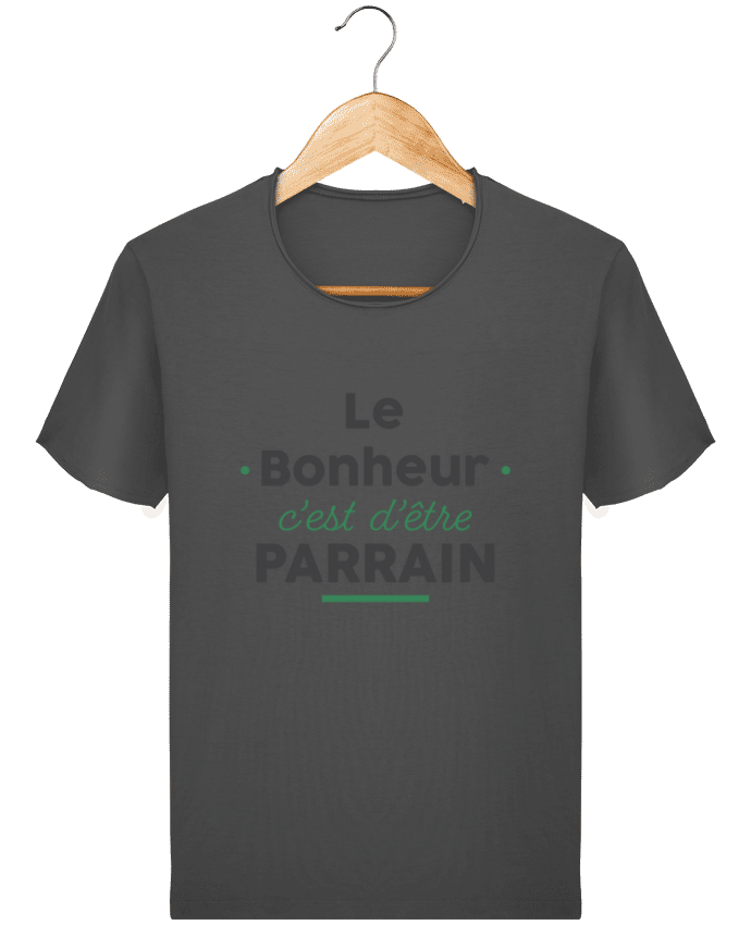 T-shirt Men Stanley Imagines Vintage Le Bonheur c'est d'être byrain by tunetoo