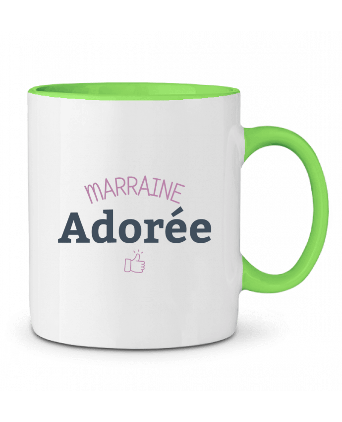 Taza Cerámica Bicolor Marraine adorée tunetoo