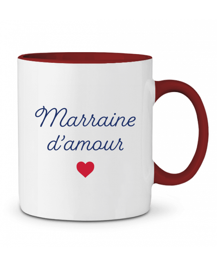 Two-tone Ceramic Mug Marraine d'amour tunetoo
