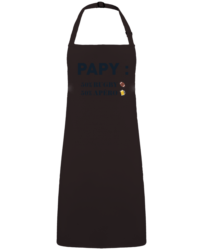 Apron no Pocket Papy 50% rugby 50% apéro by  tunetoo
