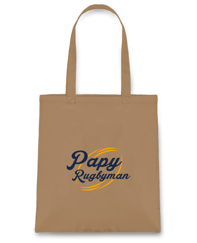 Tote Bag cotton Papy Rugbyman by tunetoo