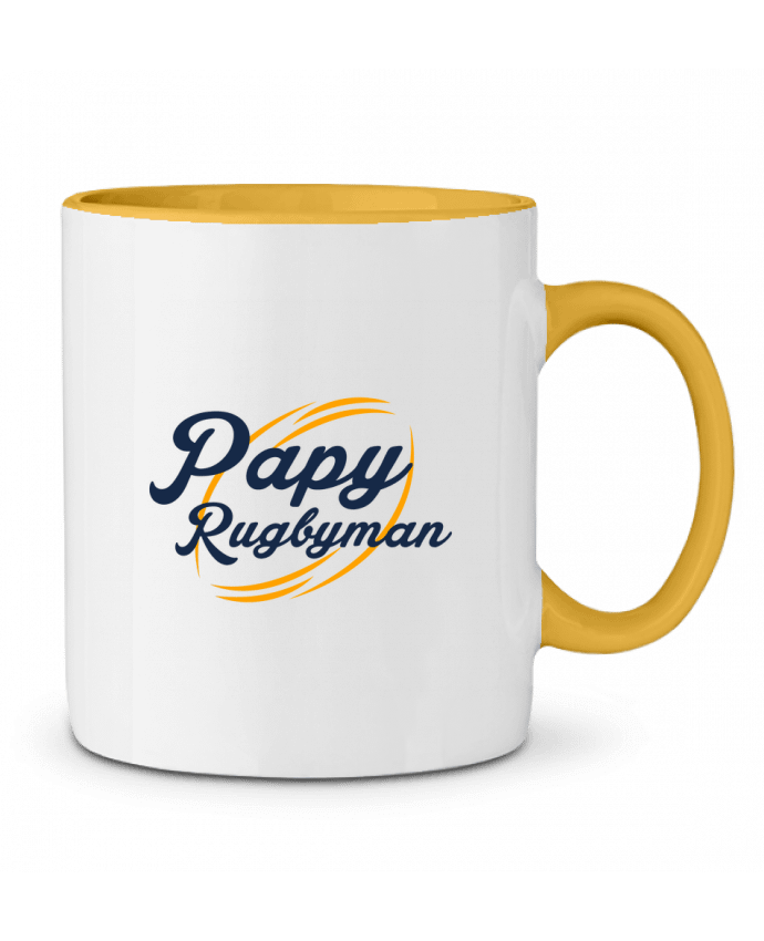 Two-tone Ceramic Mug Papy Rugbyman tunetoo