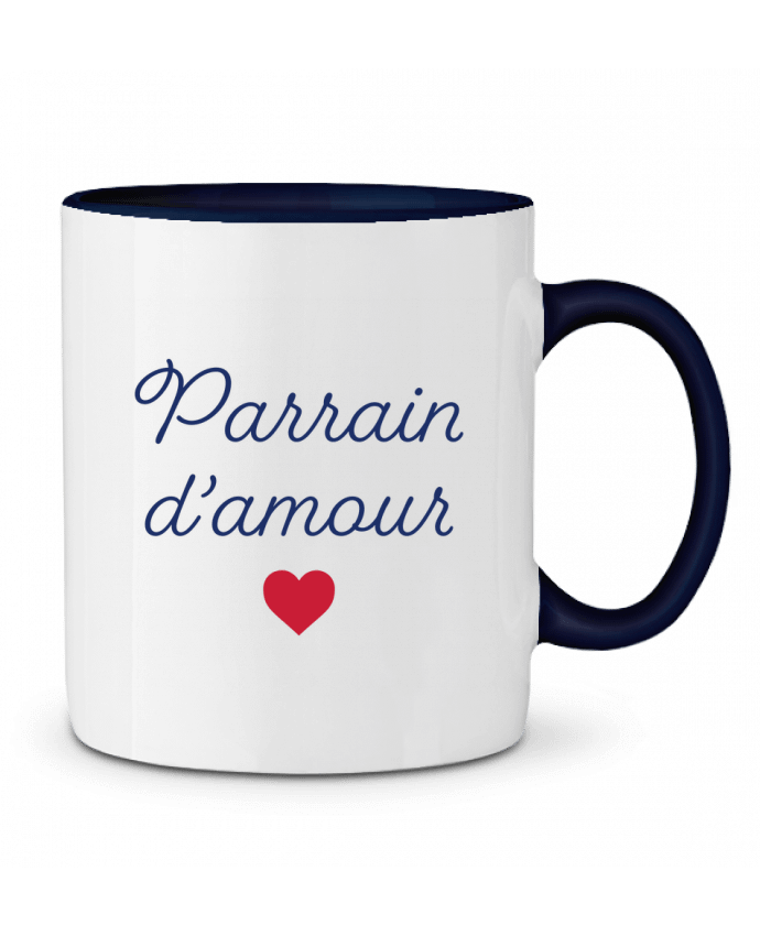 Two-tone Ceramic Mug Parrain d'amour tunetoo