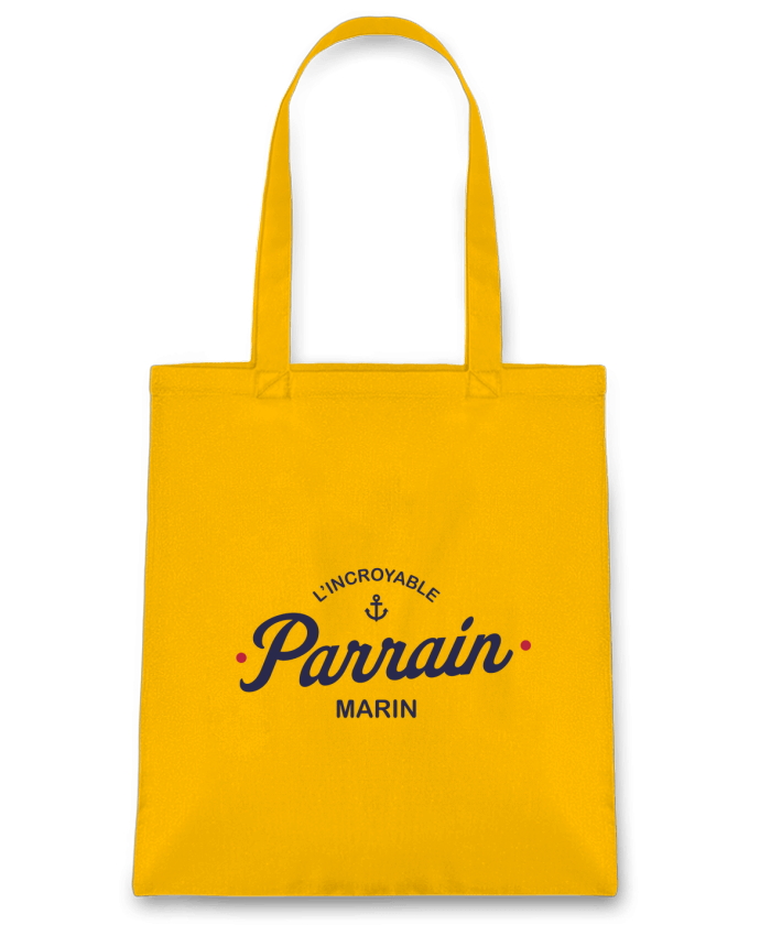 Tote Bag cotton L'incroyable Parrain marin by tunetoo