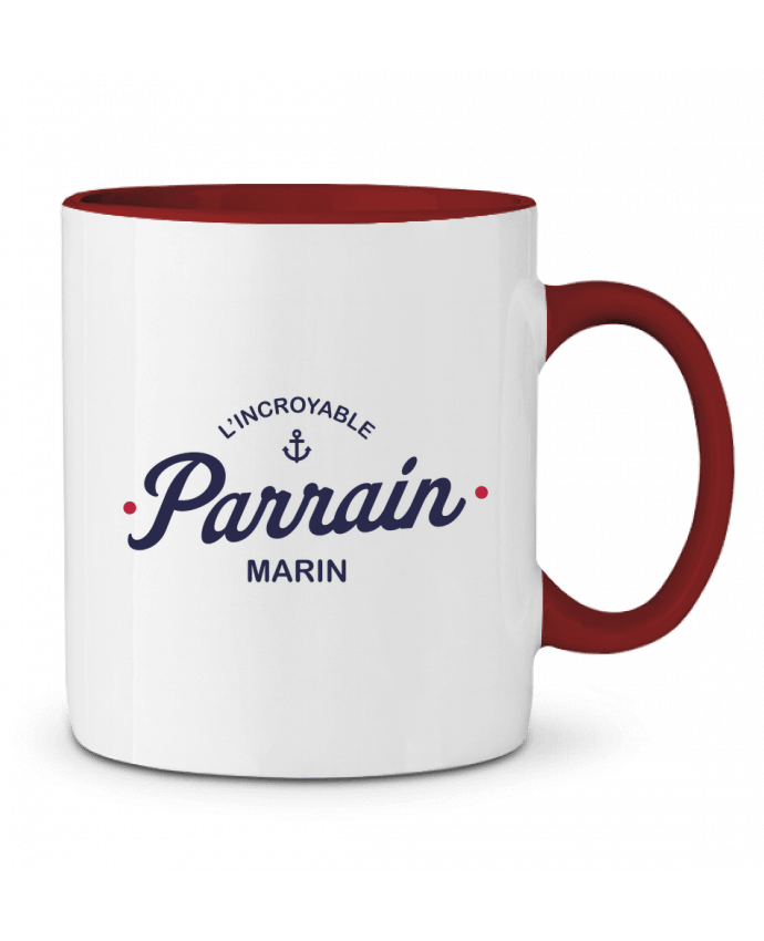 Mug bicolore L'incroyable Parrain marin tunetoo