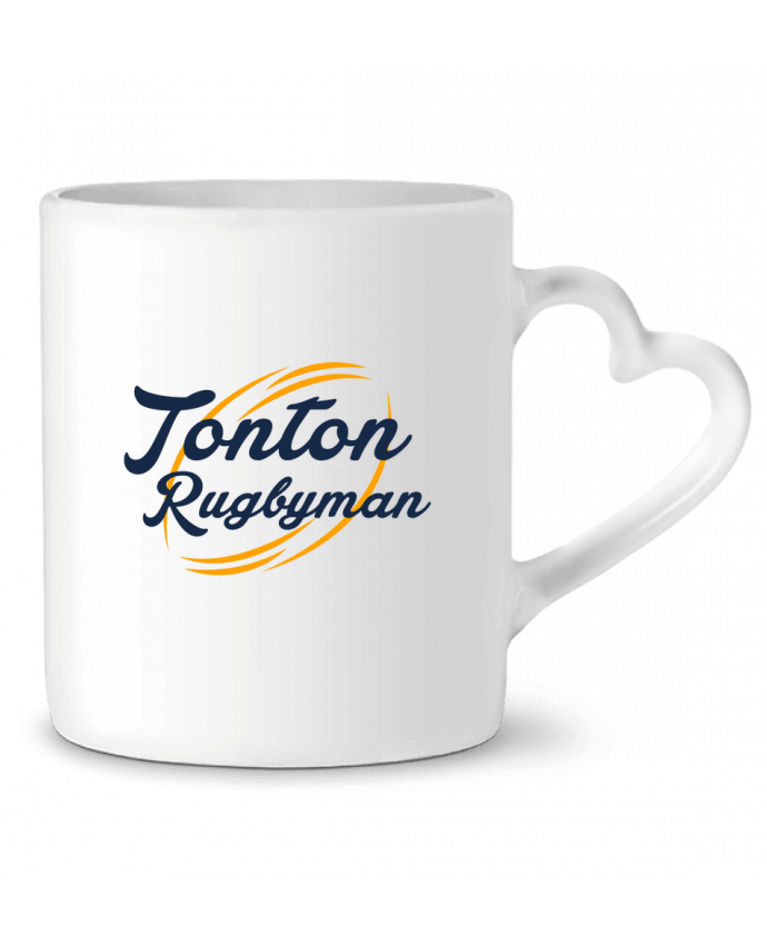 Mug Heart Tonton rugbyman by tunetoo