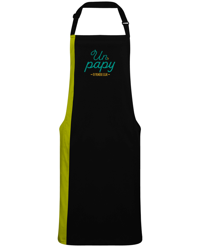 Two-tone long Apron Un papy de première ligne by  tunetoo