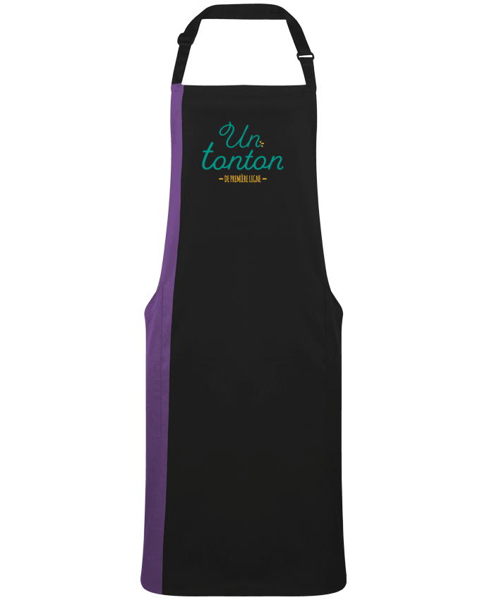 Two-tone long Apron Un tonton de première ligne by  tunetoo