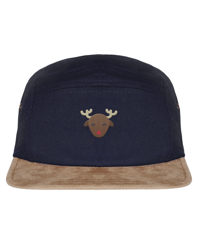 5 Panel Cap suede effect visor Chasse neige by tunetoo