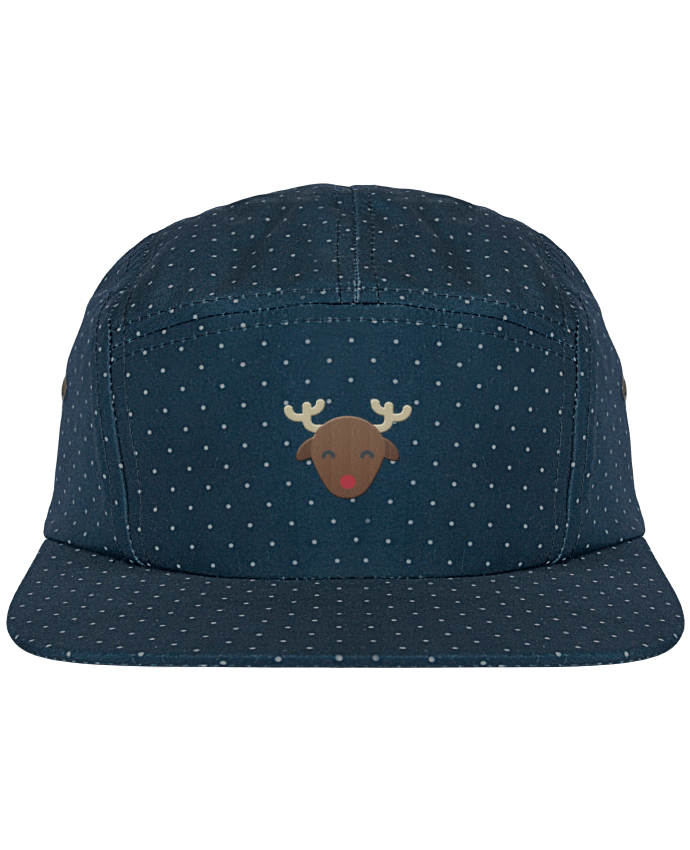 5 Panel Cap dot pattern Chasse neige by tunetoo