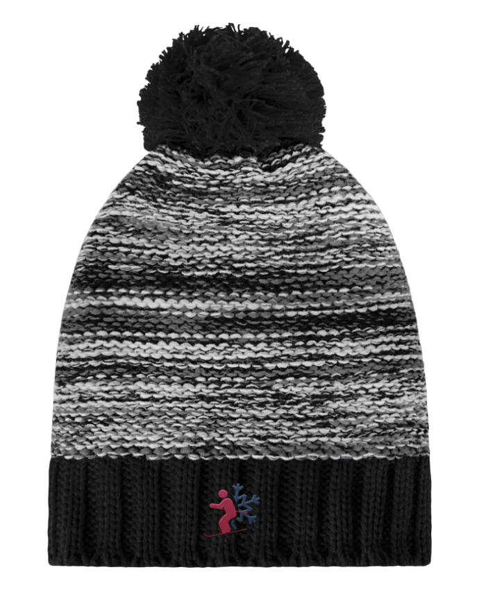 Bonnet pompon slalom Skieur par tunetoo