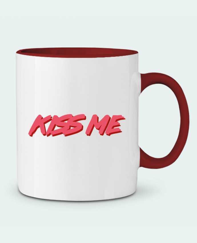 Two-tone Ceramic Mug KISS ME tunetoo