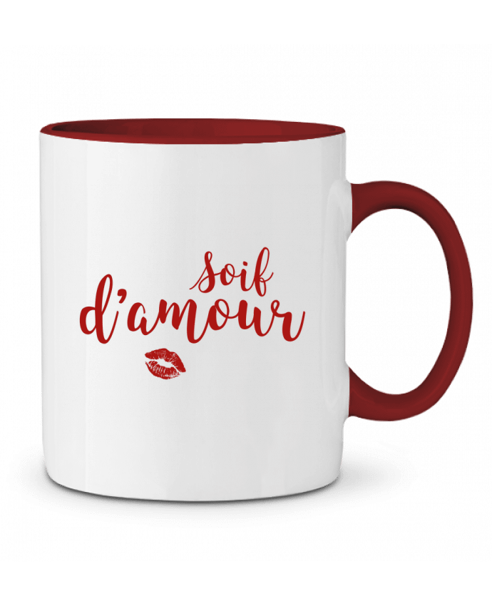 Mug bicolore Soif d'amour tunetoo