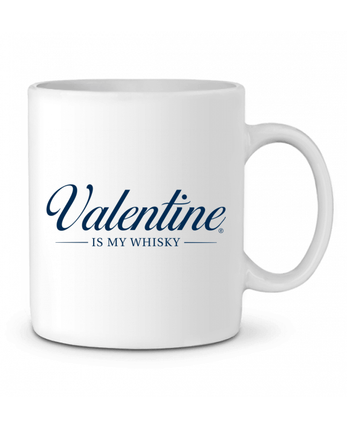 Ceramic Mug Valentine is my whisky by tunetoo