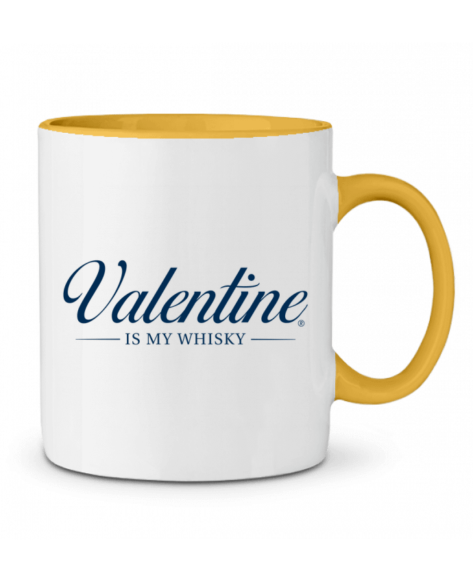 Mug bicolore Valentine is my whisky tunetoo