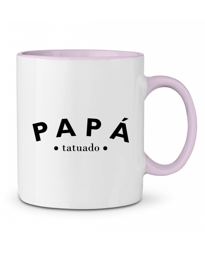 Two-tone Ceramic Mug Papá tatuado tunetoo