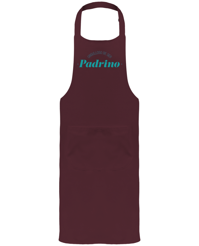 Garden or Sommelier Apron with Pocket Orgulloso de ser padrino by tunetoo