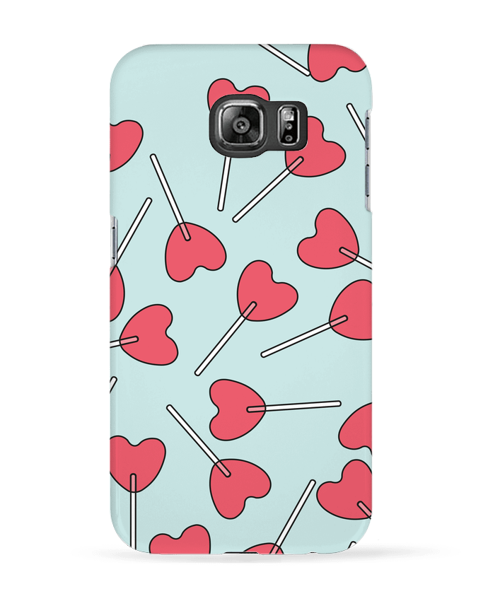 Carcasa Samsung Galaxy S6 Sucettes coeur - tunetoo