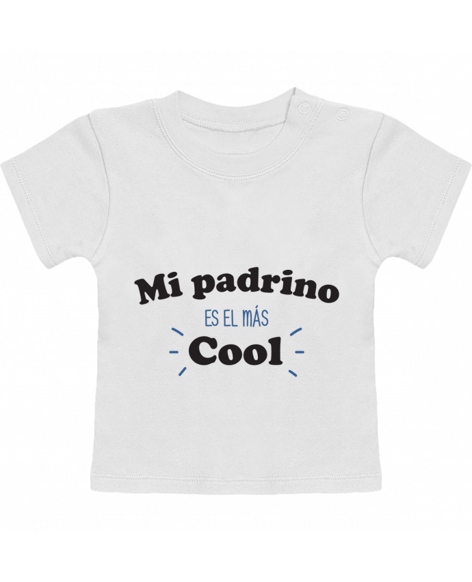 Camiseta Bebé Manga Corta Mi padrino es el más cool manches courtes du designer tunetoo