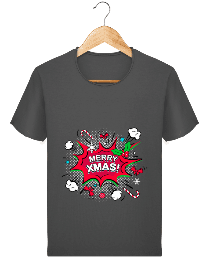  T-shirt Homme vintage Merry XMAS par MaxfromParis